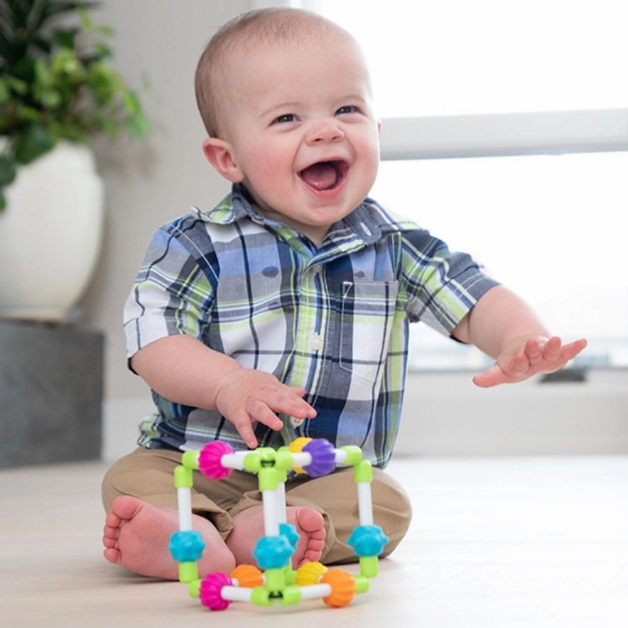 Fat Brain Toy Co - Quubi Flexible Sensory Cube - Baby Toy