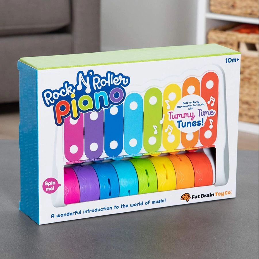Fat Brain Toy Co - Rock 'N Roller Piano Baby Toy