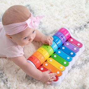 Fat Brain Toy Co - Rock 'N Roller Piano Baby Toy