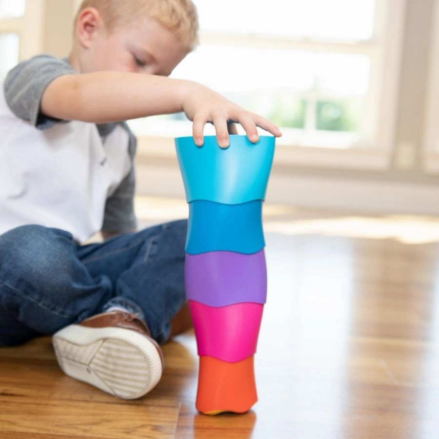 Fat Brain Toy Co - SpiroKu Stacking and Nesting Toy