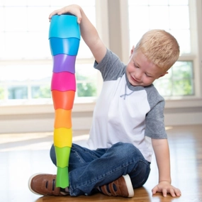 Fat Brain Toy Co - SpiroKu Stacking and Nesting Toy