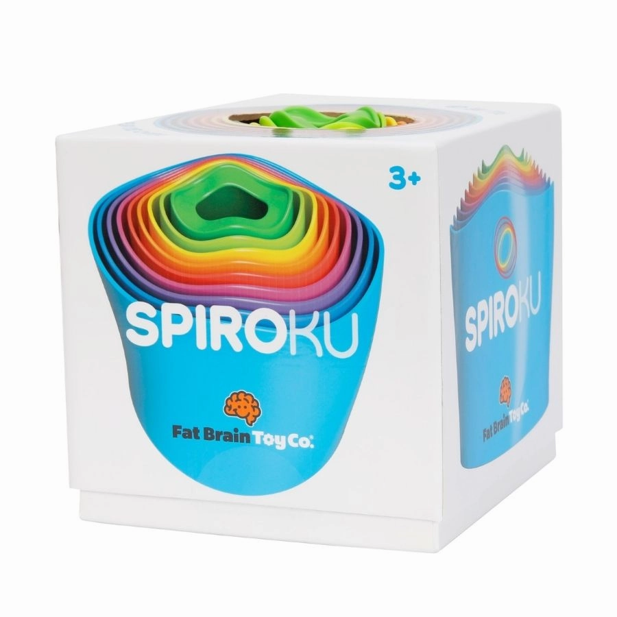 Fat Brain Toy Co - SpiroKu Stacking and Nesting Toy