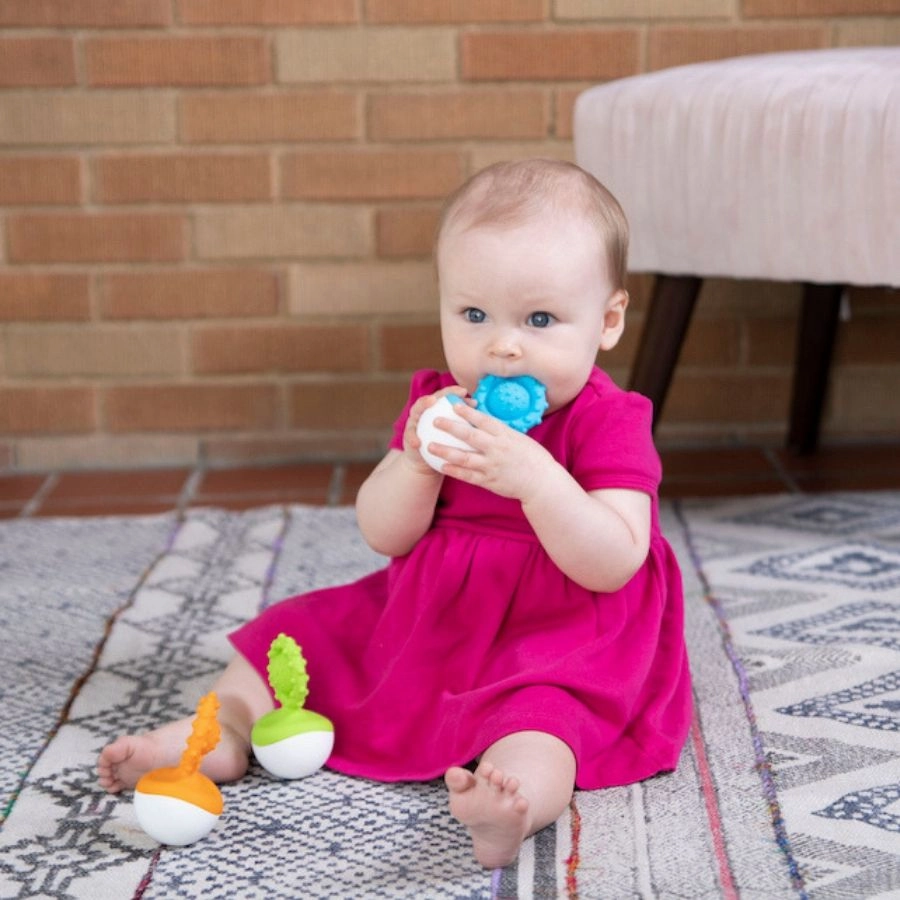 Fat Brain Toys - Dimpl Wobbl Sensory Baby Toy