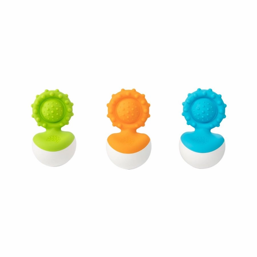 Fat Brain Toys - Dimpl Wobbl Sensory Baby Toy