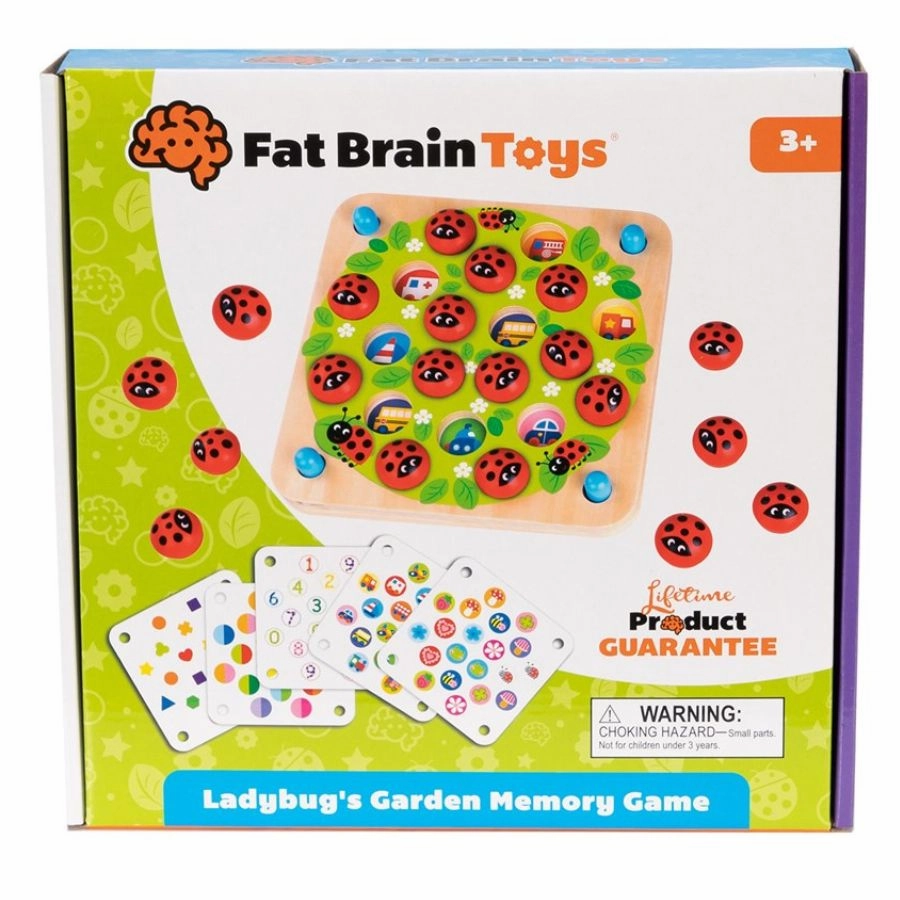 Fat Brain Toys - Ladybug Garden Memory Game