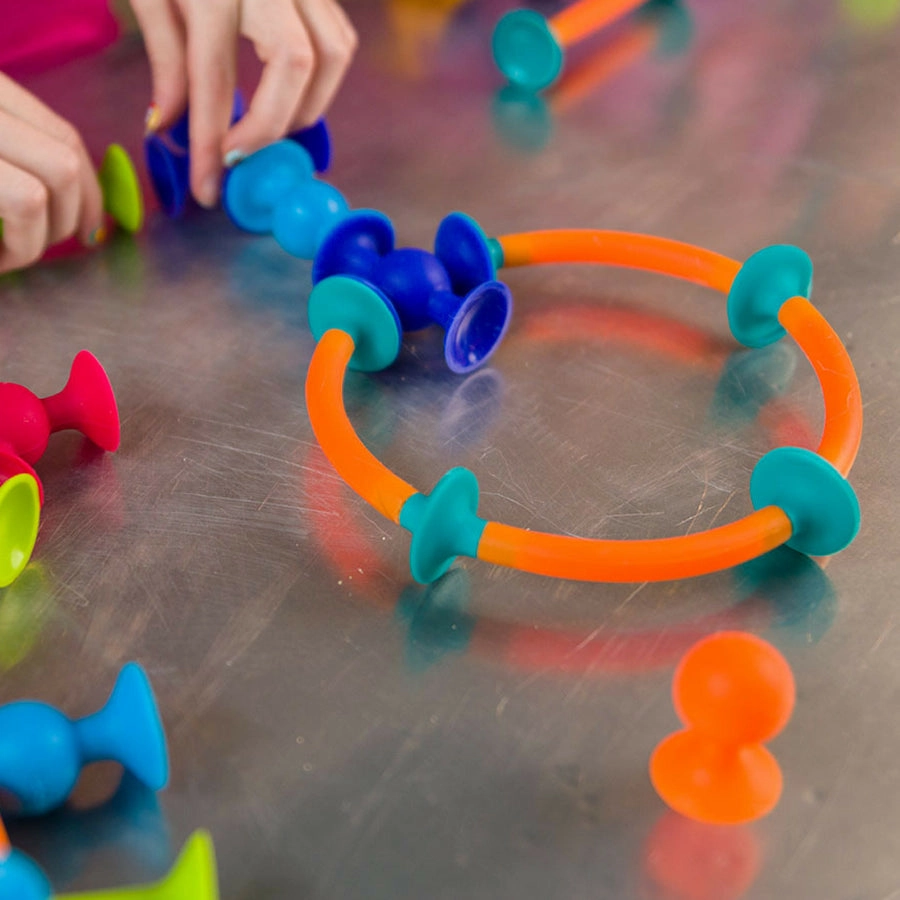 Fat Brain Toys - Squigz Toobz