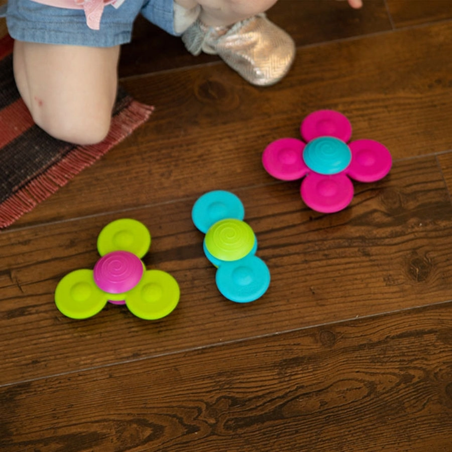 Fat Brain Toys - Whirly Squigz - Baby Toy