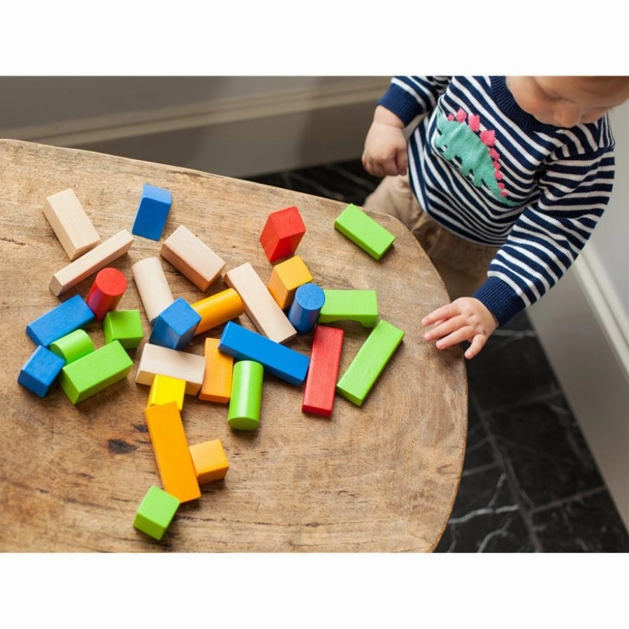 Fat Brain Toys Timberblocks 100 Piece Wooden Block Set
