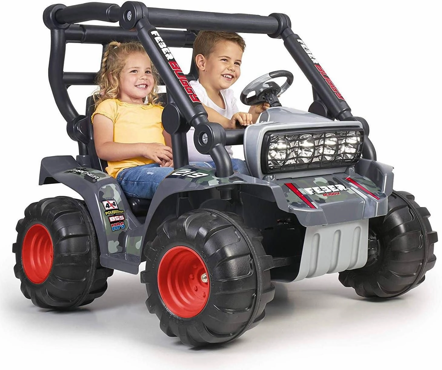 FEBER 12V Battery Powered 2 Seater Buggy Rideon