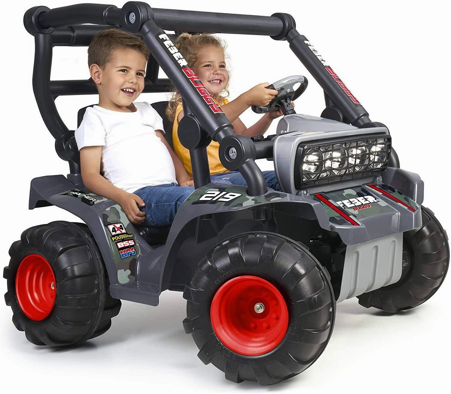 FEBER 12V Battery Powered 2 Seater Buggy Rideon