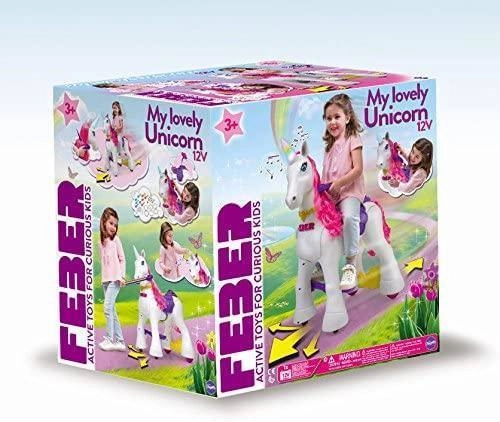 FEBER My Lovely Unicorn 12V Battery Ride-On