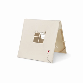 ferm LIVING Tent with Ladybird Embroidery - Natural