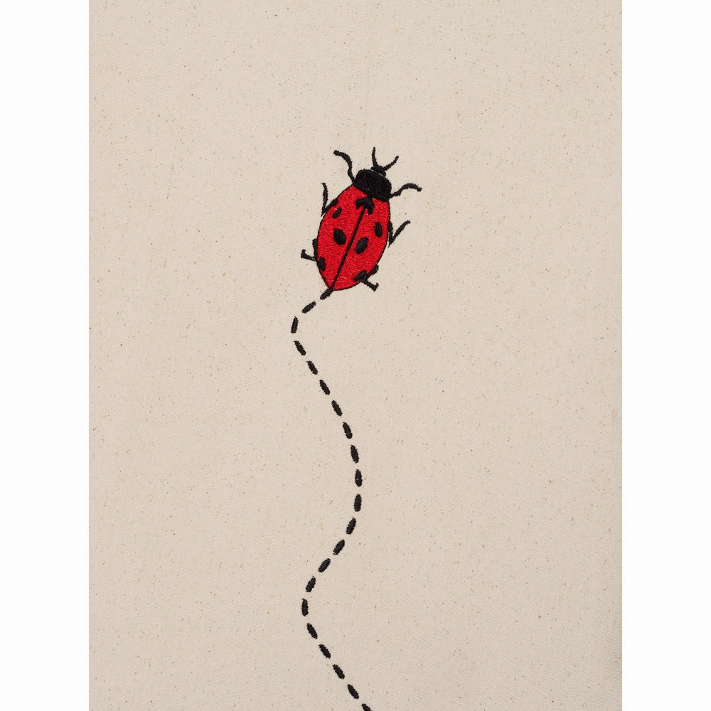 ferm LIVING Tent with Ladybird Embroidery - Natural