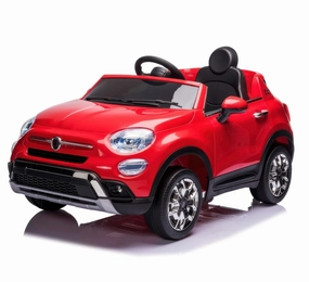 Fiat 500X 12v Battery Electric Ride-on Car - Red