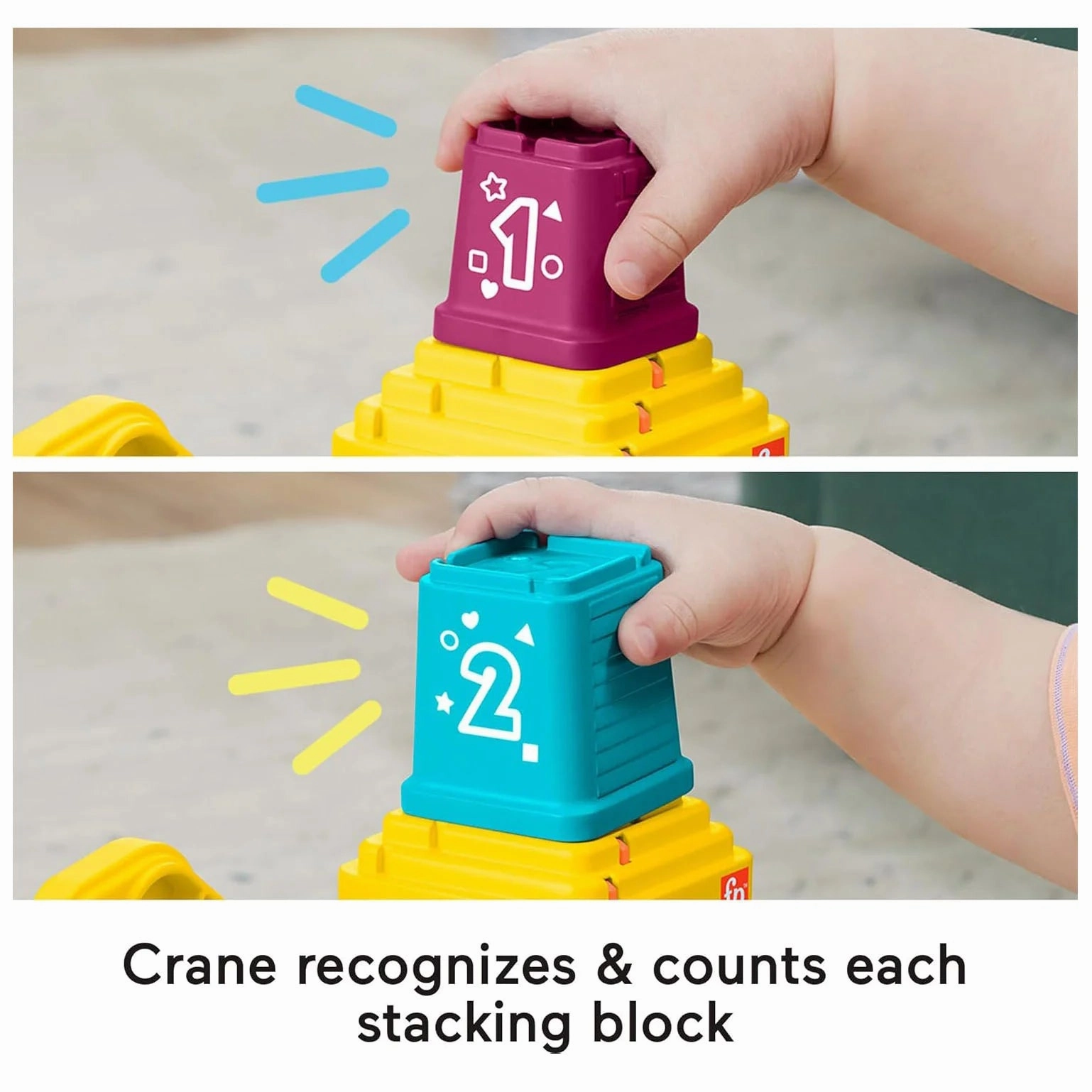 Fisher-Price Count & Stack Crane