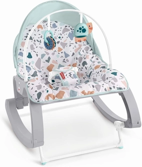 Fisher-Price GMD21 Deluxe Infant-to-Toddler Rocker, Multi-Coloured