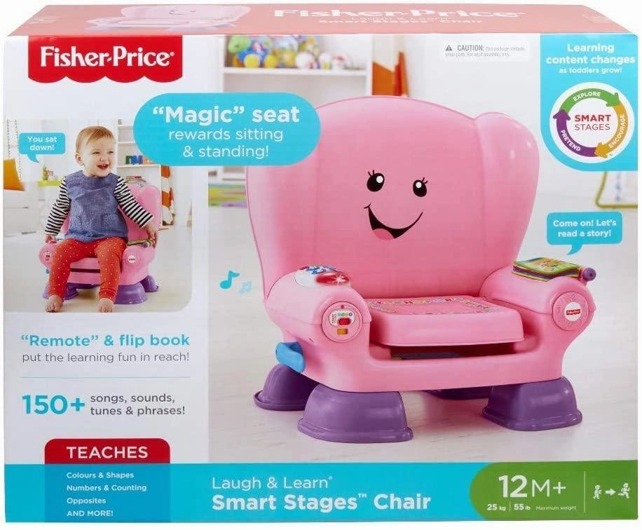 Fisher-Price Laugh & Learn Smart Stage Pink Activity Chair