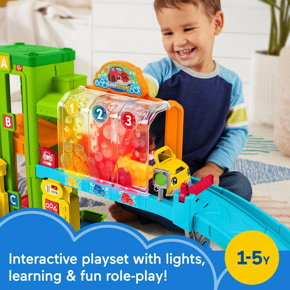 Fisher-Price Little People Light-Up Learning Garage