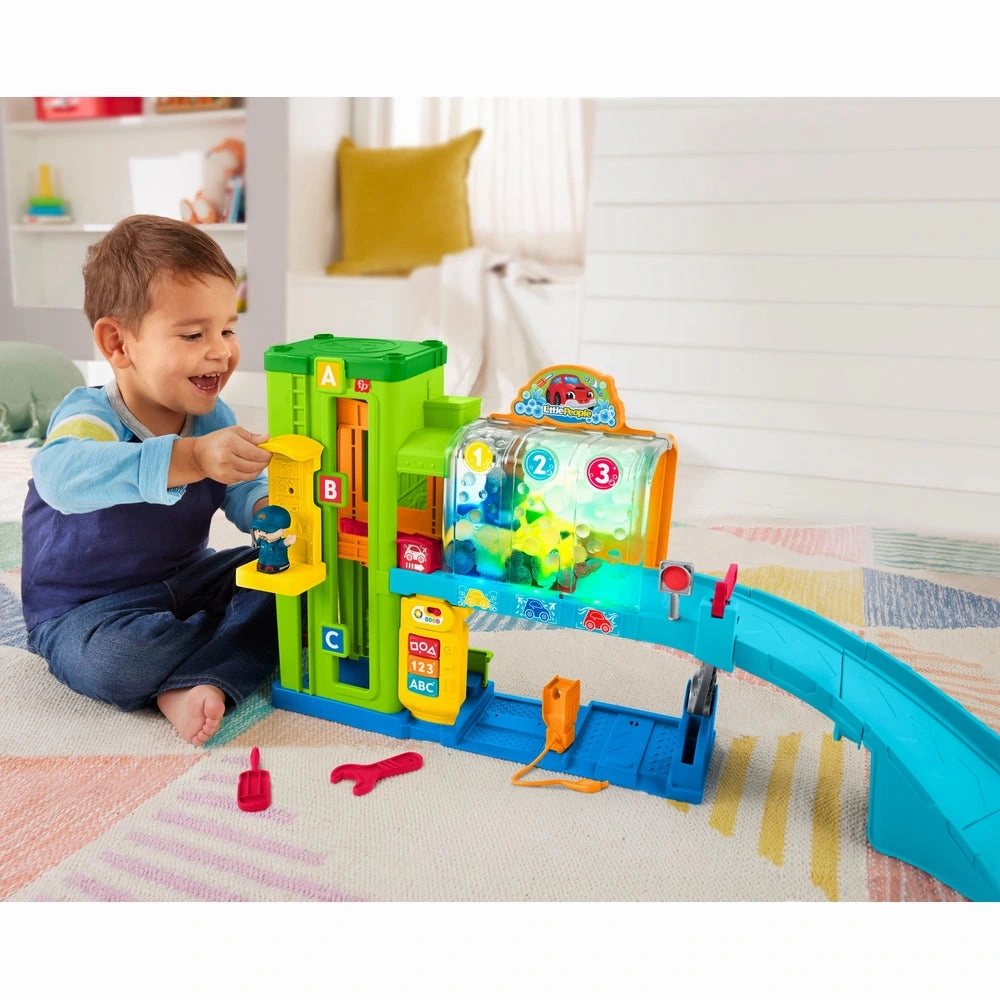 Fisher-Price Little People Light-Up Learning Garage