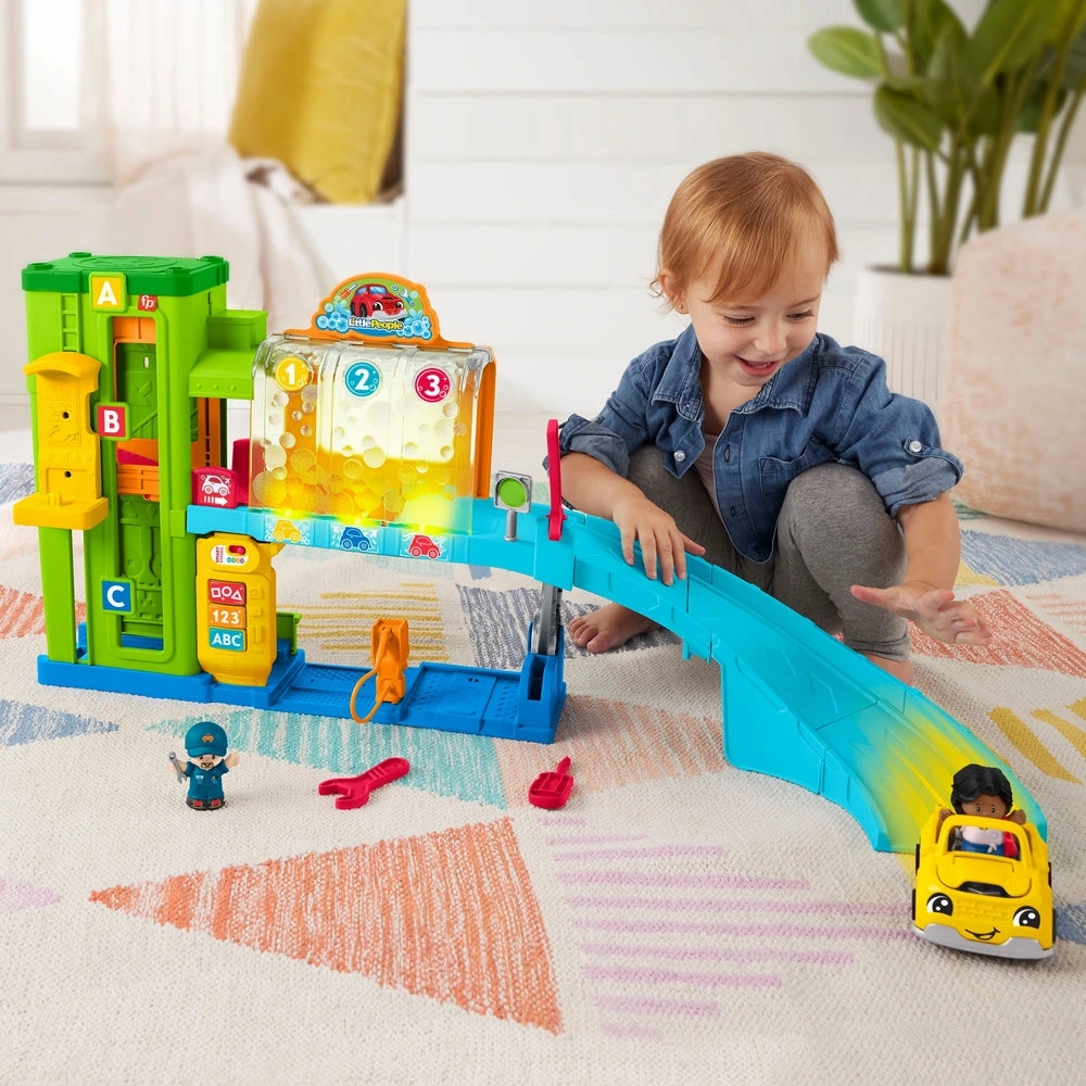 Fisher-Price Little People Light-Up Learning Garage