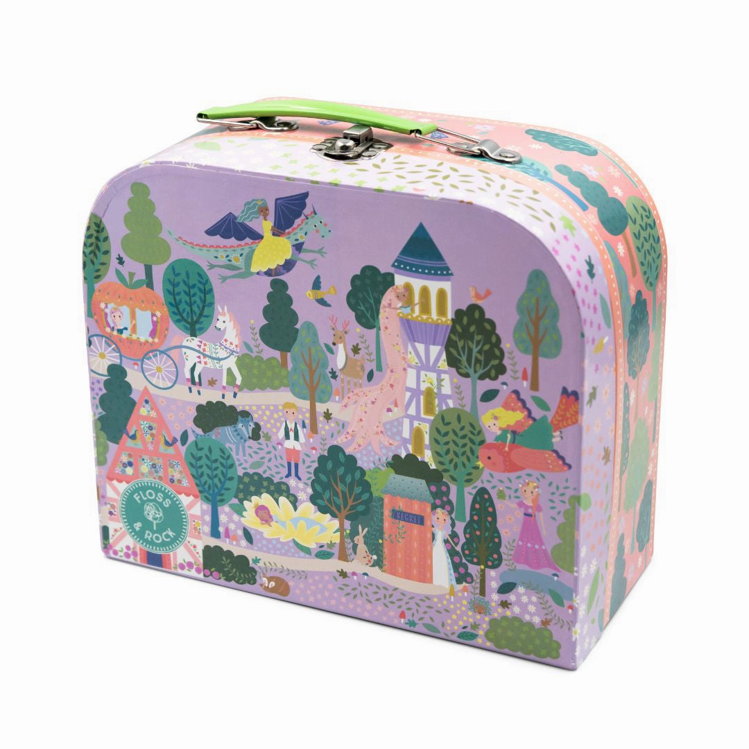 Floss & Rock Musical Tin Tea Set 11 Piece - Fairy Tale
