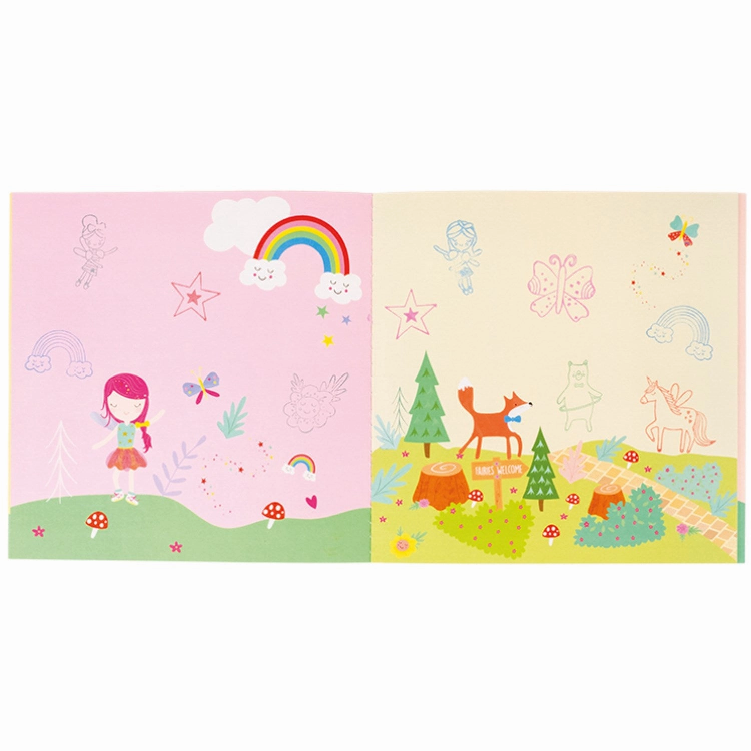 Floss & Rock Stempelst Rainbow Fairy