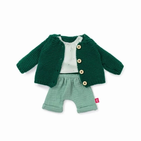 Forest Green Doll Outfit - 15"