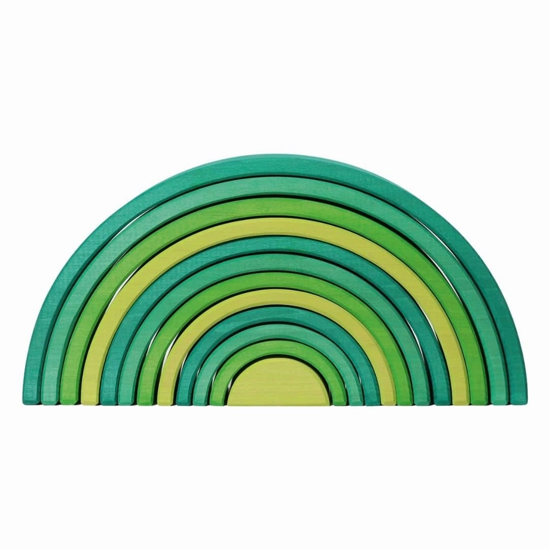 Forest Green Wooden Rainbow Tunnel