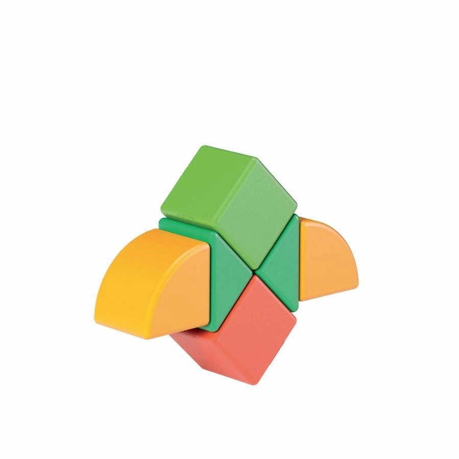 Geomag - Magicube Shapes Recycled Plastic Starter Set of 6 Pieces