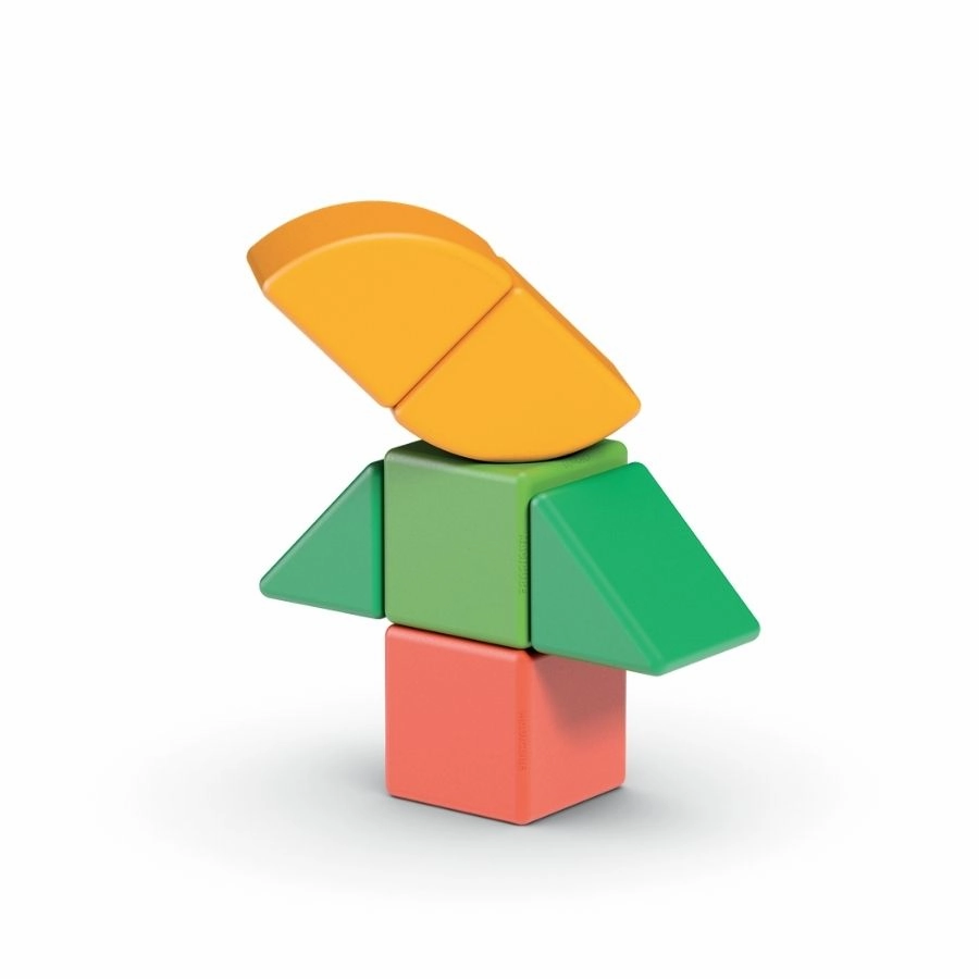 Geomag - Magicube Shapes Recycled Plastic Starter Set of 6 Pieces