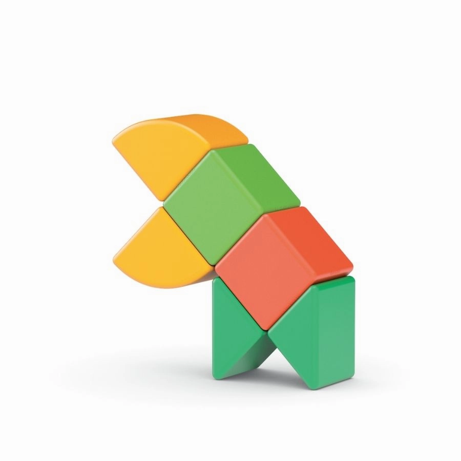 Geomag - Magicube Shapes Recycled Plastic Starter Set of 6 Pieces