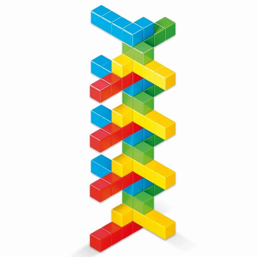 Geomag - Magicubes Preschool Green Recycled Plastics 64 Piece Set