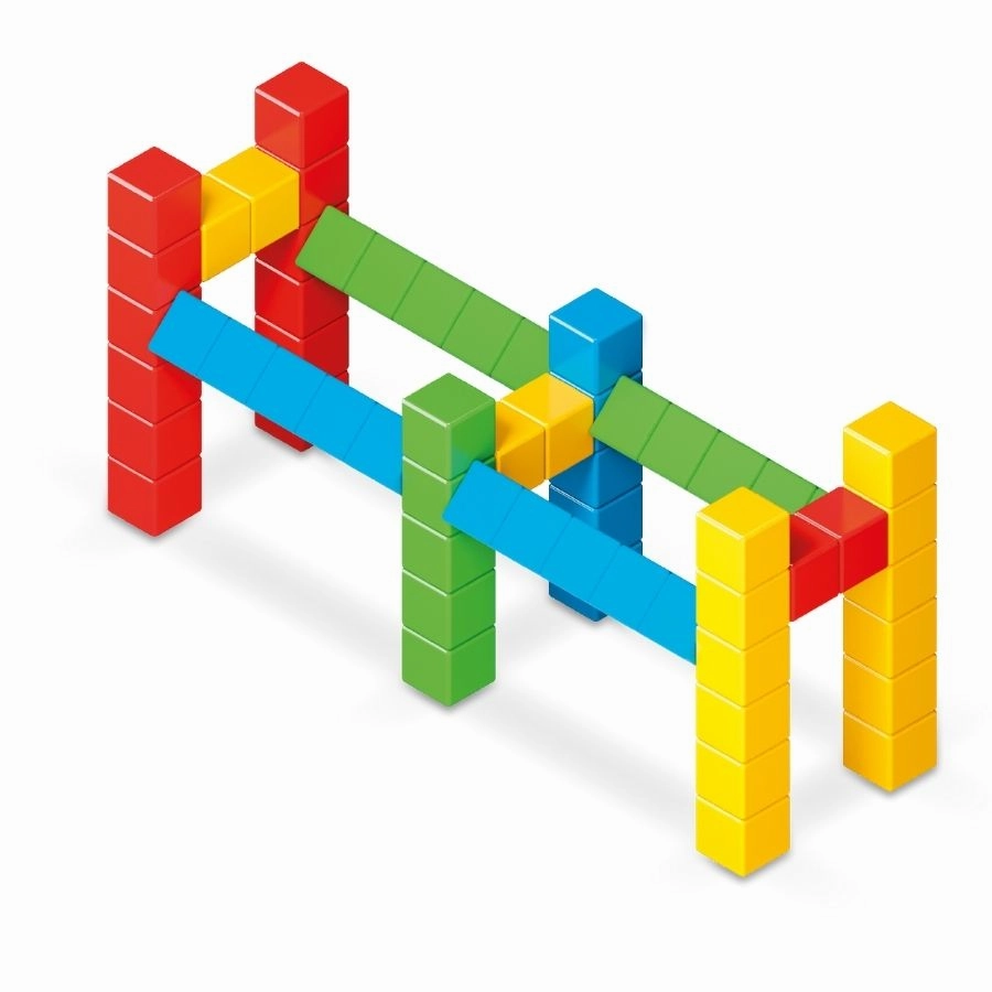 Geomag - Magicubes Preschool Green Recycled Plastics 64 Piece Set