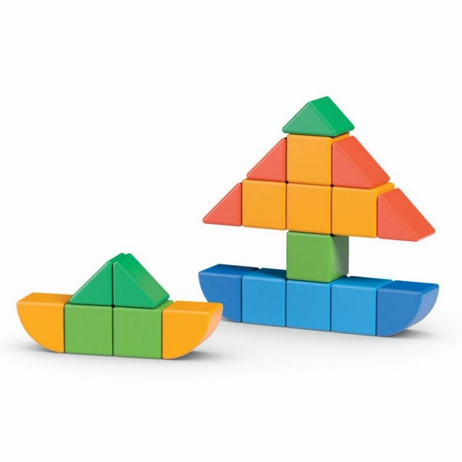 Geomag - Magicubes Shapes Recycled Plastic World 32 pcs - Baby Toy
