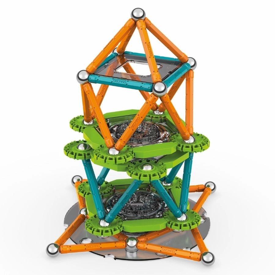 Geomag - Mechanic Magnetic Motion Recycle: Magnetic Gears Recycled 160 Pieces
