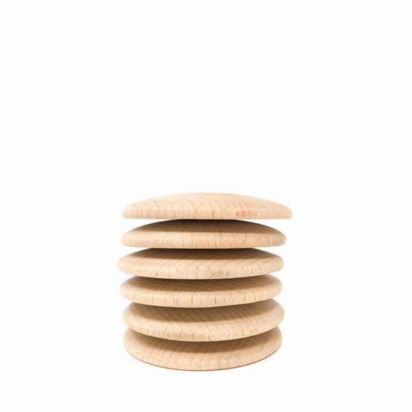 Grapat 6 Disks in Natural Wood