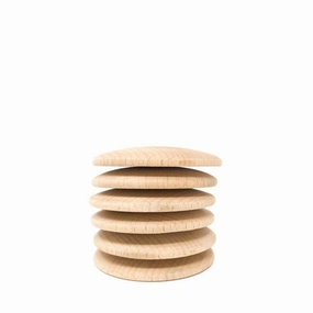 Grapat 6 Disks in Natural Wood