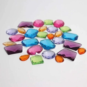 Grimm's Giant Acrylic Glitter Stones