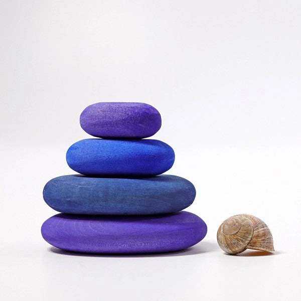 Grimm's River Pebbles - Wooden Blocks Building Set