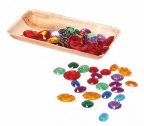 Grimm's Small Acrylic Glitter Stones