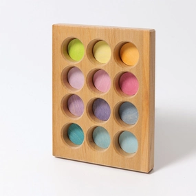 Grimm's Wooden Pastel Sorting Board