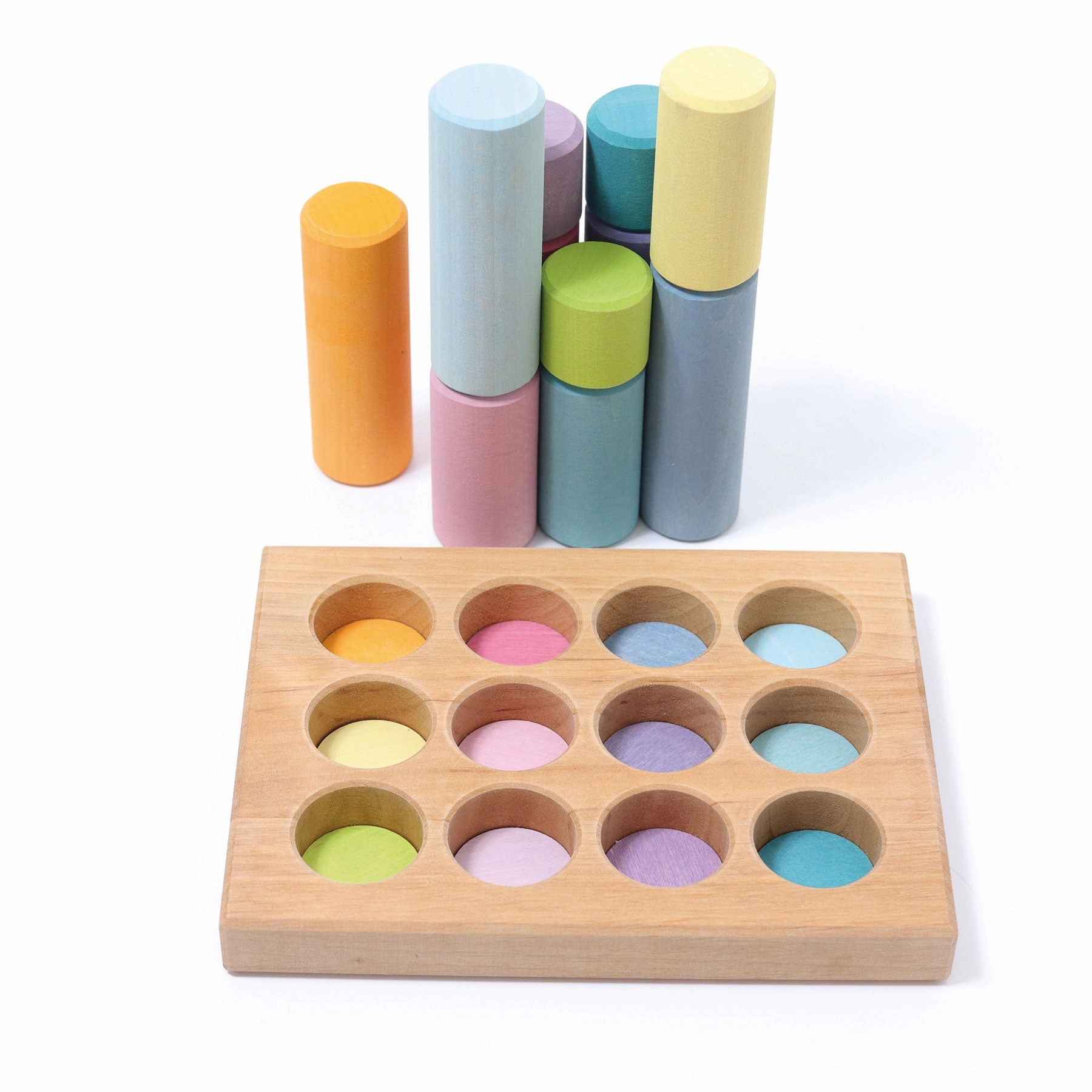 Grimm's Wooden Pastel Sorting Board