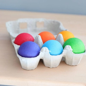 Grimm's Wooden Rainbow Large Balls Set of 6