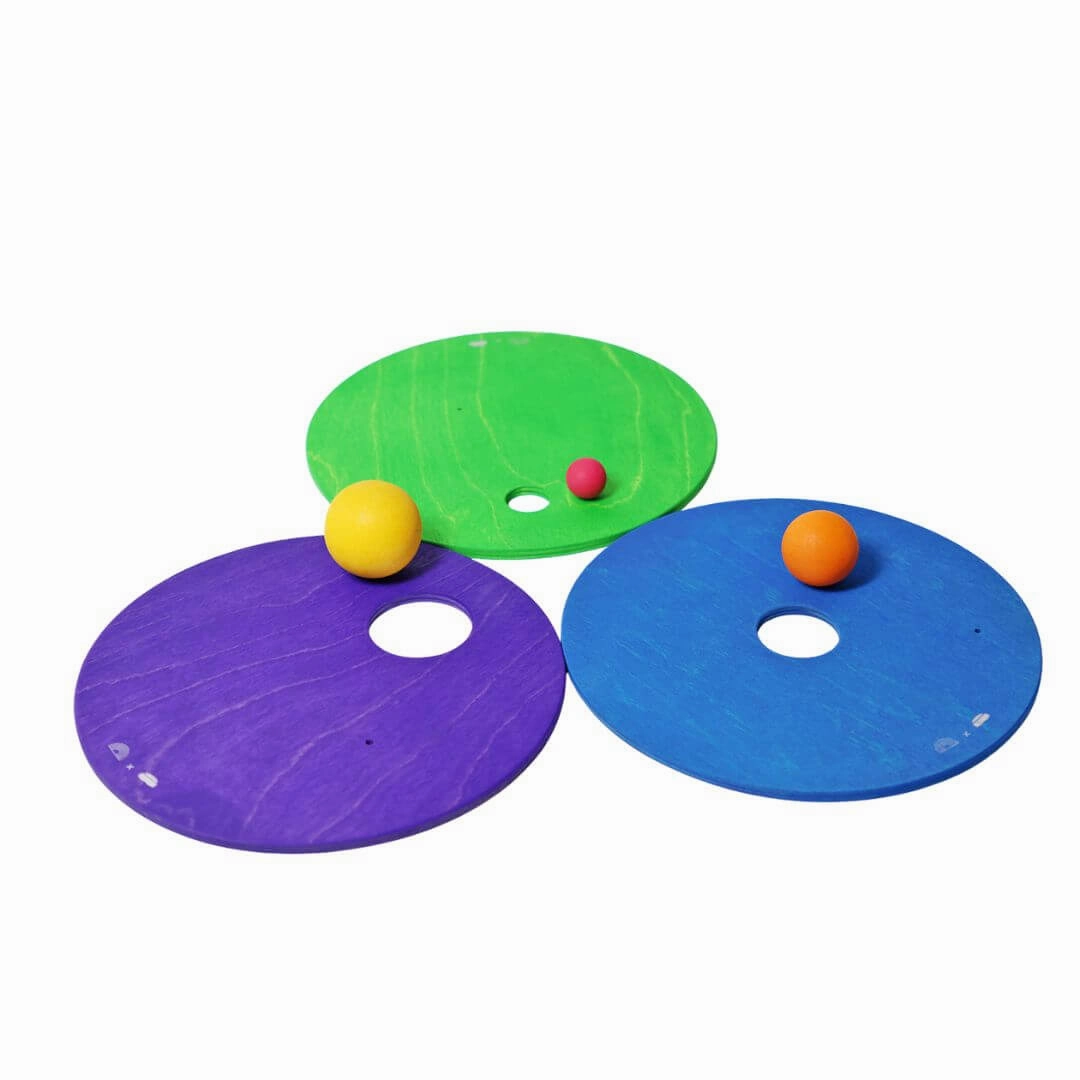 Grimm's x Stapelstein Rolling Discs - Rainbow