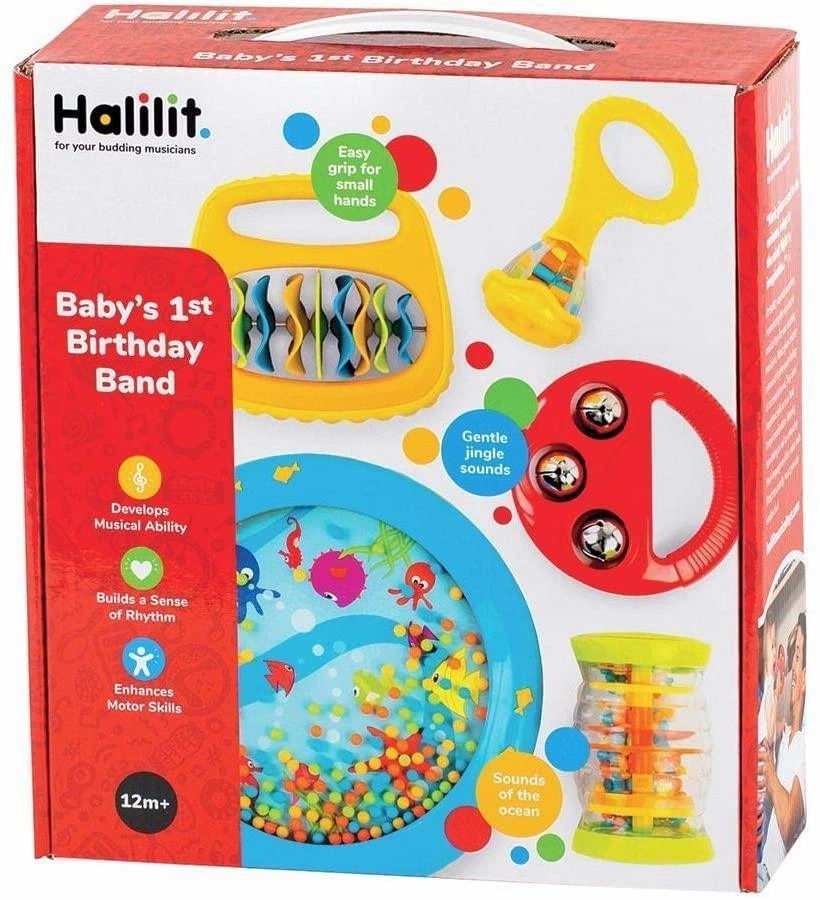 Halilit Baby's First Birthday Band Musical Instrument Gift Set