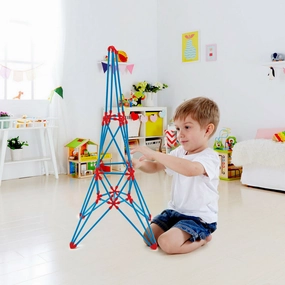 Hape - Flexistix Eiffel Tower, STEM Building Set (62 Pieces)