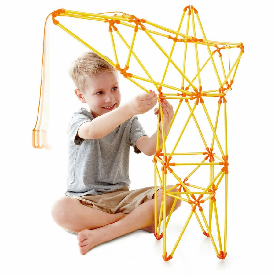 Hape - Flexistix Truss Crane, STEM Building (94 Pieces)