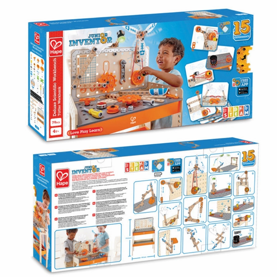 Hape - Junior Inventor: Deluxe Scientific Workbench
