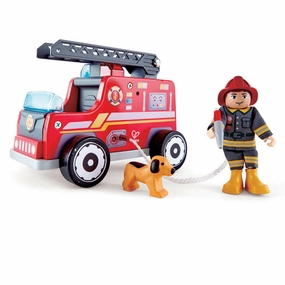 Hape - Wooden Fire Truck