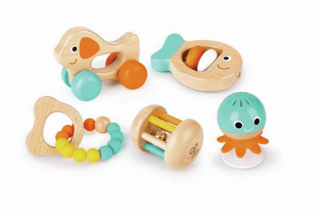 Hape Infant Instrument and Sensory Toy Set